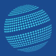 Globo terráqueo digital representando la marca y la tecnología